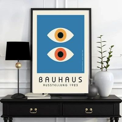 Bauhaus eye   Poster, 1923 Bauhaus Exhibition print, Art exhibition poster, Home decor accessories