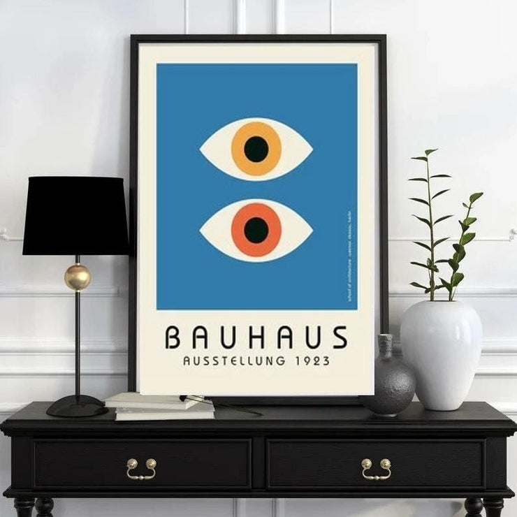 Bauhaus eye   Poster, 1923 Bauhaus Exhibition print, Art exhibition poster, Home decor accessories
