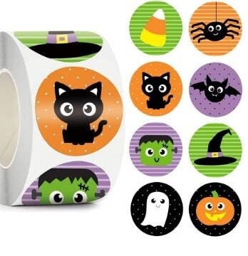 black cat stickers roll ,  Cartoon Meme Cat Stickers For School Reward Stickers Classroom Decoration Encouragement Sticker