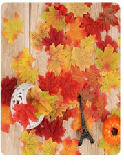 3M Maple Leaf String Lights, Leaf Lights Fall Decorations with LED Pumpkin, Waterproof Fairy Lights with 2 Modes, Halloween  Fall lights
