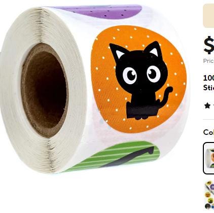 black cat stickers roll ,  Cartoon Meme Cat Stickers For School Reward Stickers Classroom Decoration Encouragement Sticker