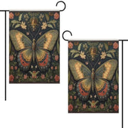 butterfly   garden flag william morris Yard Flags Double Sided, Cat Garden Flag, Black Cat , butterfly  Garden Flag,