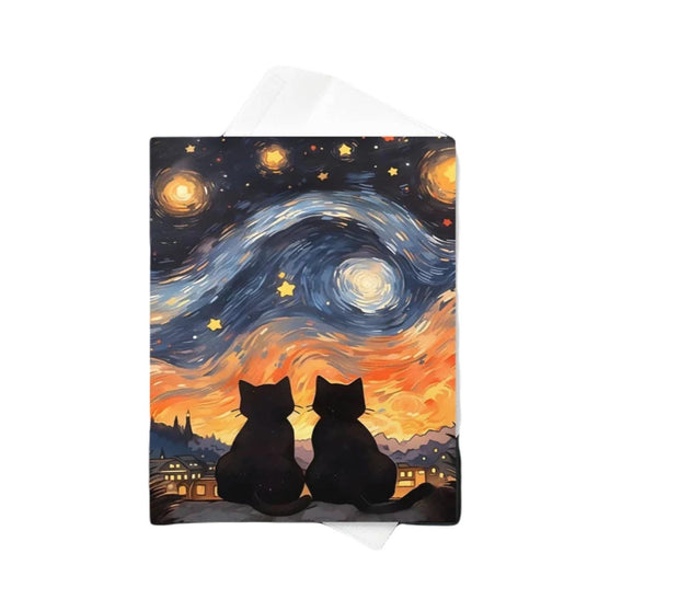 Vincent Van Gogh greeting card , Art Card,Starry Night Card,Unique Cards,Van Gogh Cards,Starry Night,Starry Night Art,Unique Birthday Card