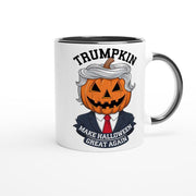Trumpkin Funny Coffee Mug, Trump Lover, Funny Halloween Trump Gift, Gift for Trump Lover, Gift for Her Halloween Trump Pumpkin