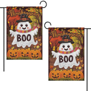 Thanksgiving Garden Flag  - Happy Thanksgiving - 12'x18" - Autumn Garden Flag ,  garden flag ,  Yard Flag Double Sided