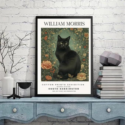 William Morris Exhibition Print, william morris art poster , Famous Artist Print, Vintage Wall Art,Textiles Art,