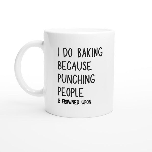 i do dancing because punching is frown upon,funny coffee mug , 11oz ceramic  coffee  mug gift