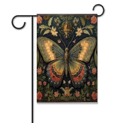 butterfly   garden flag william morris Yard Flags Double Sided, Cat Garden Flag, Black Cat , butterfly  Garden Flag,