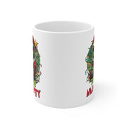 Grinch Coffee Mug, Define naughty  Funny Christmas 11oz Ceramic Cup - Holiday Gift for Coffee Lovers,Unique Xmas Present,