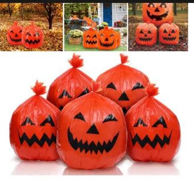 Hanging Pumpkin Leaf Bags 20pk, Halloween Decorations, Halloween Party, Kids Halloween, Party Decor, Fall Decorations,