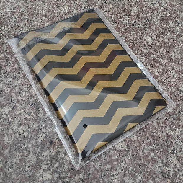 Black Gold Tissue Paper: 20 Sheets 50x35cm Star Print for Craft, Flower, Gift, Party & Wedding Decorations