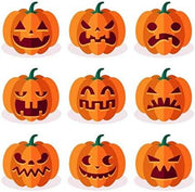 Halloween Cake Toppers,30 pk  Halloween pumpkin  Party Decor, Halloween Decoration, Halloween Decor, H
