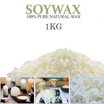 Soy Wax, 100% Natural Soy Candle Wax Beads, SOYA Wax for Candle Making, Vegan Friendly Wax for DIY Candle Making