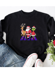 grinch Christmas Sweatshirt, Christmas Sweater, Grinchmas Crewneck, Grinch Christmas Gift, Holiday Sweater,Funny Christmas Sweatshirt