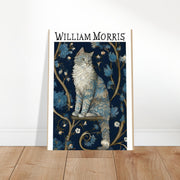 William Morris peeking  Cat Print, William Morris Exhibition Print, William Morris Poster, Vintage Wall Art, Textiles Art, tabby Cat Poster