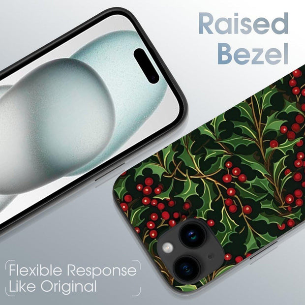 Christmas Phone Case, Xmas phone  Gift Cover for iPhone 16 Pro Max, 15 Plus, 14, 13, 12, 11, XS & Samsung S24, S23, A55, phone cases