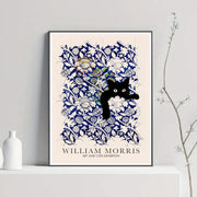 William Morris Exhibition Wall Art Print, Abstract Textiles Vintage art , Famous Artist Print, Vintage Wall Art,Textiles Art,