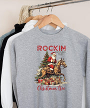 Christmas Tree Sweatshirt, Rockin Around The Christmas Tree, Christmas Sweatshirt, Cute Holiday Tee, Holiday Sweater