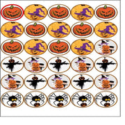 Halloween Cake Toppers,30pk  Halloween Party Decor, Halloween Decoration, Halloween Decor, H