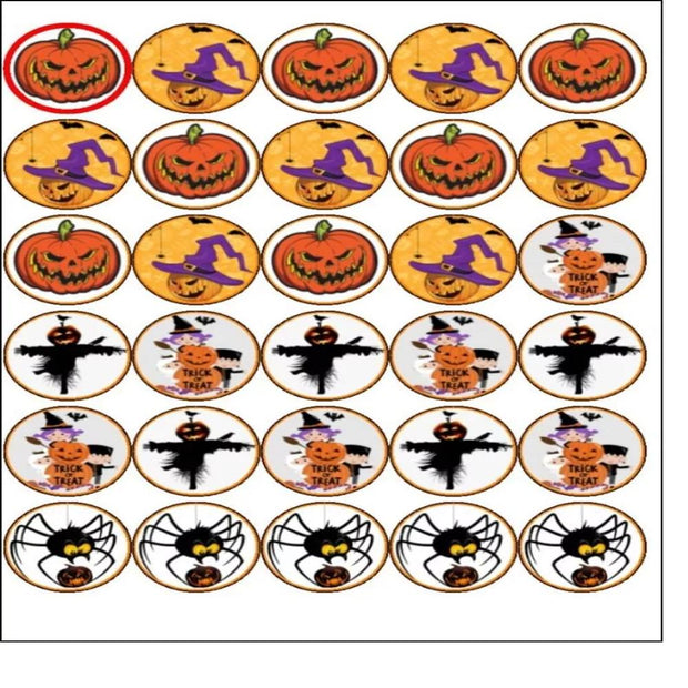 Halloween Cake Toppers,30pk  Halloween Party Decor, Halloween Decoration, Halloween Decor, H