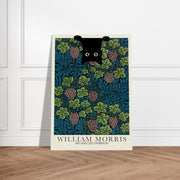 William Morris cat Print, William Morris Exhibition Print, William Morris Poster, Vintage Wall Art, Textile