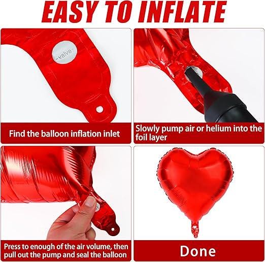 Will You Be My Girlfriend Balloons and Petals Valentine&#39;S Day Balloon Decorations Red Lovetals for Confession Proposal Supplies