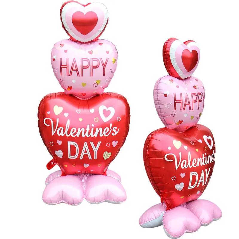 Valentine&#39;s Day Balloons Decorations - I Love You Heart Balloons, Romantic Party Decor, Cute Gifts for Her & Him