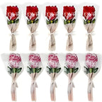 Mini Rose Flower Balloons 10pcs ,Rose Shaped Balloon for  Mother&#39;s Day\valentines  ,Valentines Day Wedding Decoration,  Party Supplies