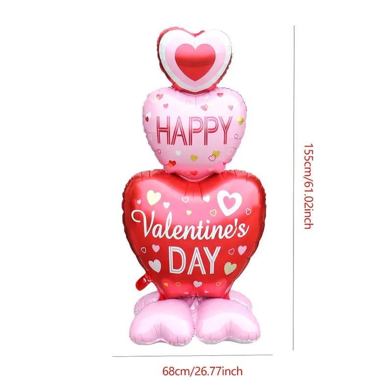 Valentine&#39;s Day Balloons Decorations - I Love You Heart Balloons, Romantic Party Decor, Cute Gifts for Her & Him