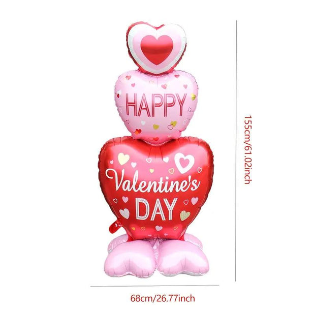 Valentine&#39;s Day Balloons Decorations - I Love You Heart Balloons, Romantic Party Decor, Cute Gifts for Her & Him