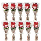 Mini Rose Flower Balloons 10pcs ,Rose Shaped Balloon for  Mother&#39;s Day\valentines  ,Valentines Day Wedding Decoration,  Party Supplies