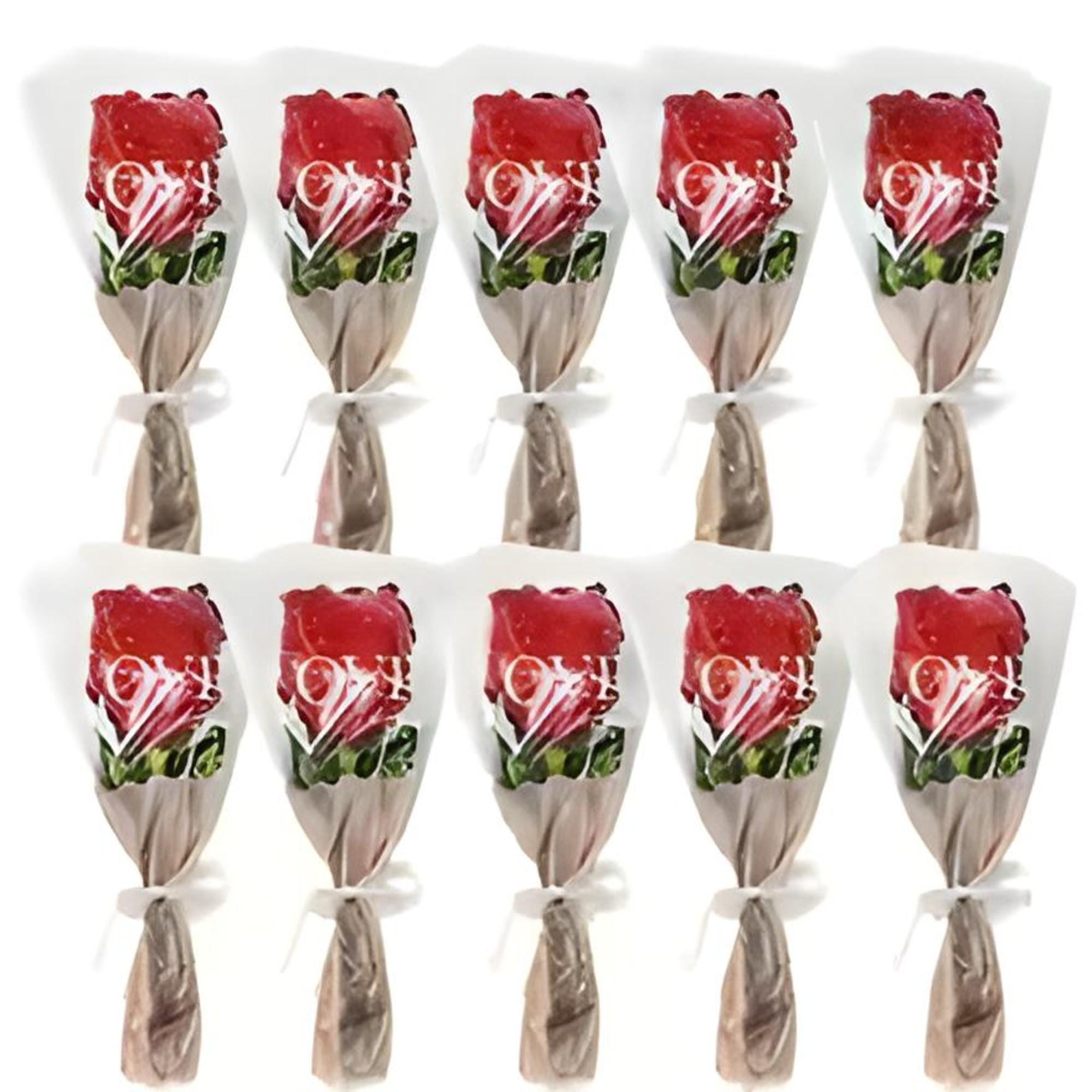 Mini Rose Flower Balloons 10pcs ,Rose Shaped Balloon for  Mother&#39;s Day\valentines  ,Valentines Day Wedding Decoration,  Party Supplies