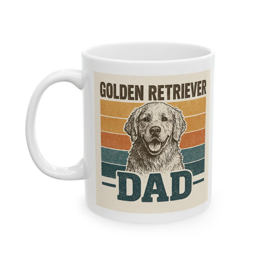 Printify Mug 11oz Funny Watching You Dog Mug – Humorous Coffee Cup Gift for Dog Lovers, Cute Animal Quote Ceramic Mug, Retro Style Tea Cup for Men & Women