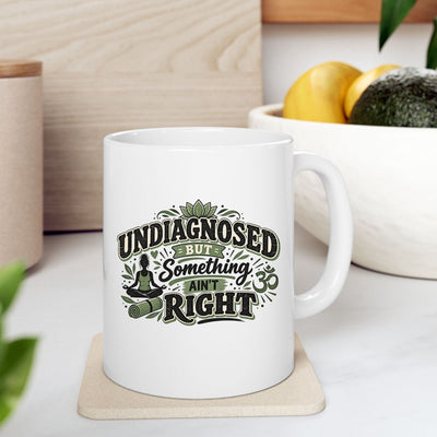 Nurse Shift Status Coffee Mug — "Caffeinated, Charting, Questioning Everything" (11oz/15oz)
