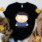 Printify T-Shirt Black / S southpark character t shirt , t shirt for fans of southpark ,comic shirt