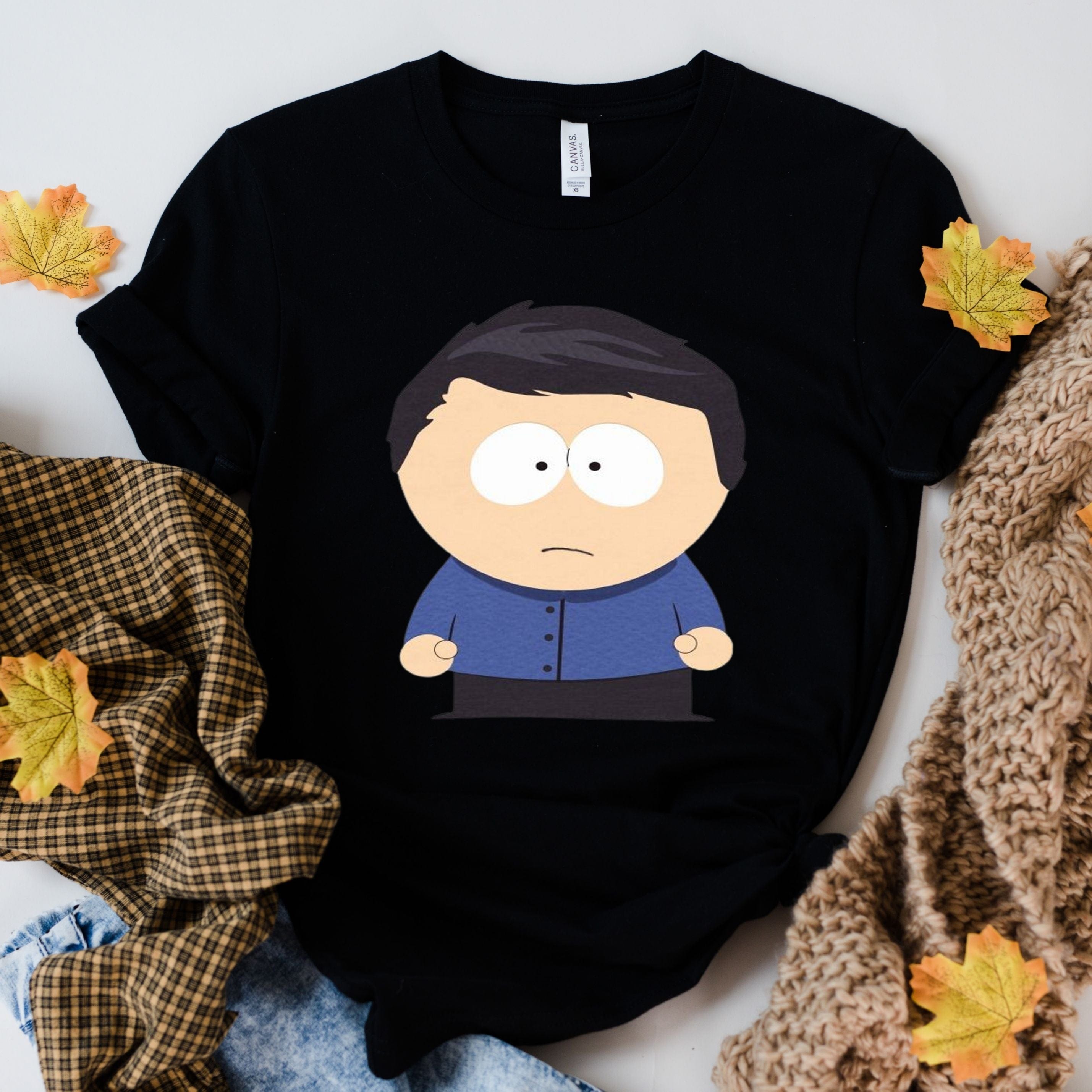 Printify T-Shirt Black / S southpark character t shirt , t shirt for fans of southpark ,comic shirt