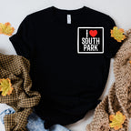 Printify T-Shirt Black / S Southpark i love southpark t shirt ,  Fans Performance T-Shirt