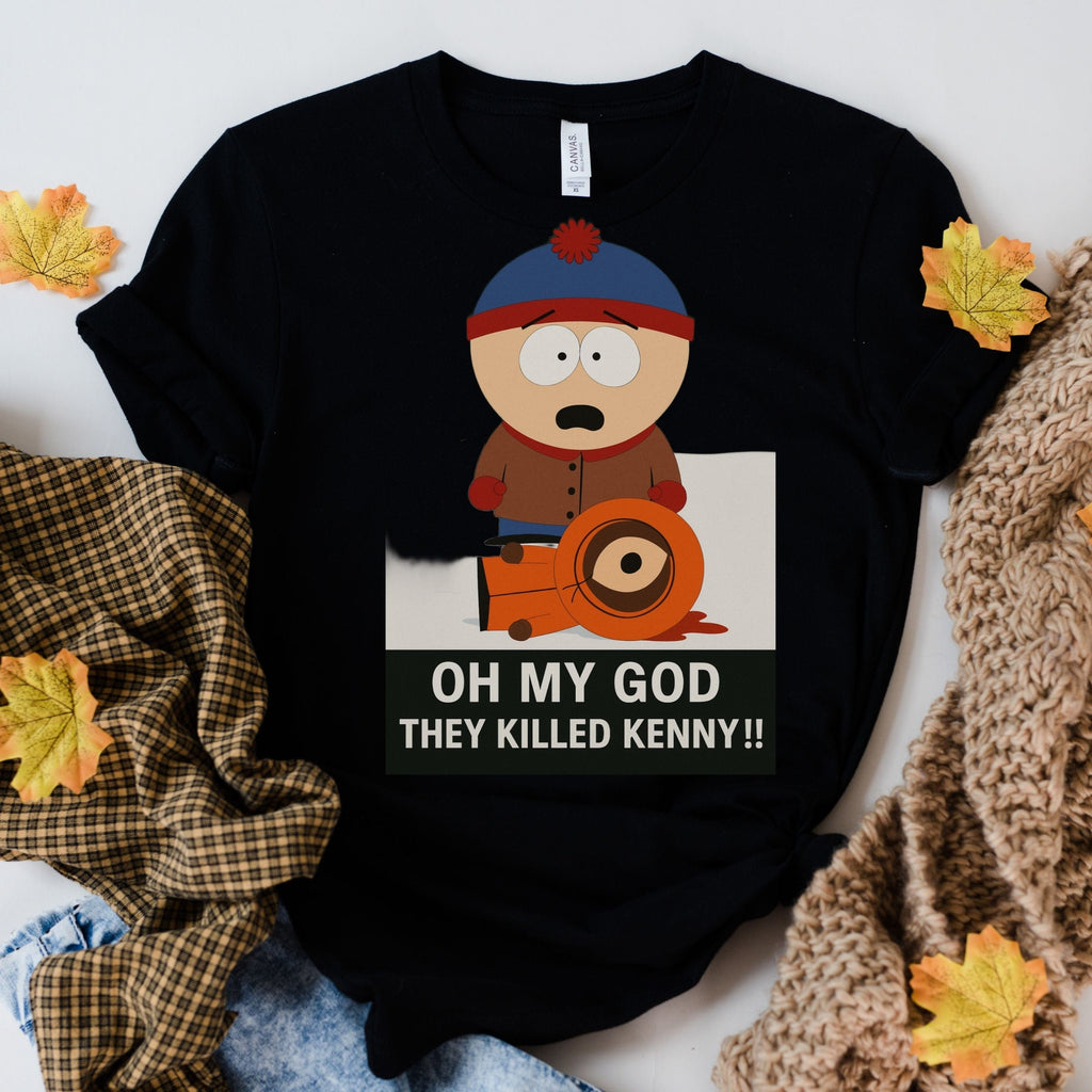 Printify T-Shirt Black / S southpark park stan marsh t-shirt  Performance Tee - oh my god they killed kenny t shirt ,fans of southpark