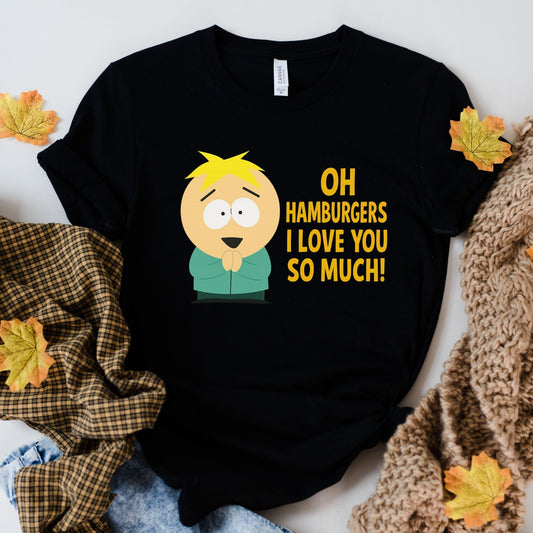 Printify T-Shirt Black / XS Butters South Park T-Shirt — Classic Cartoon Graphic Tee