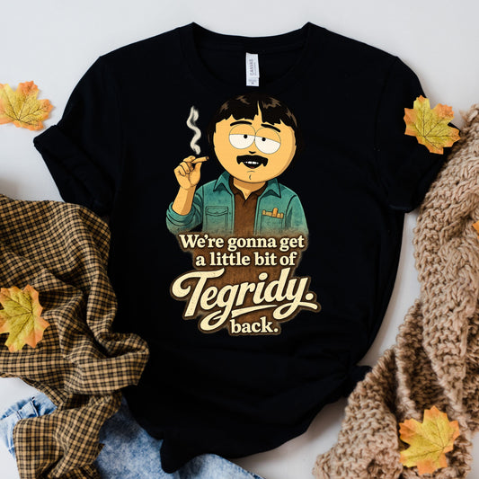 Printify T-Shirt Black / XS randy marsh tegridy t shirt, southpark t shirt