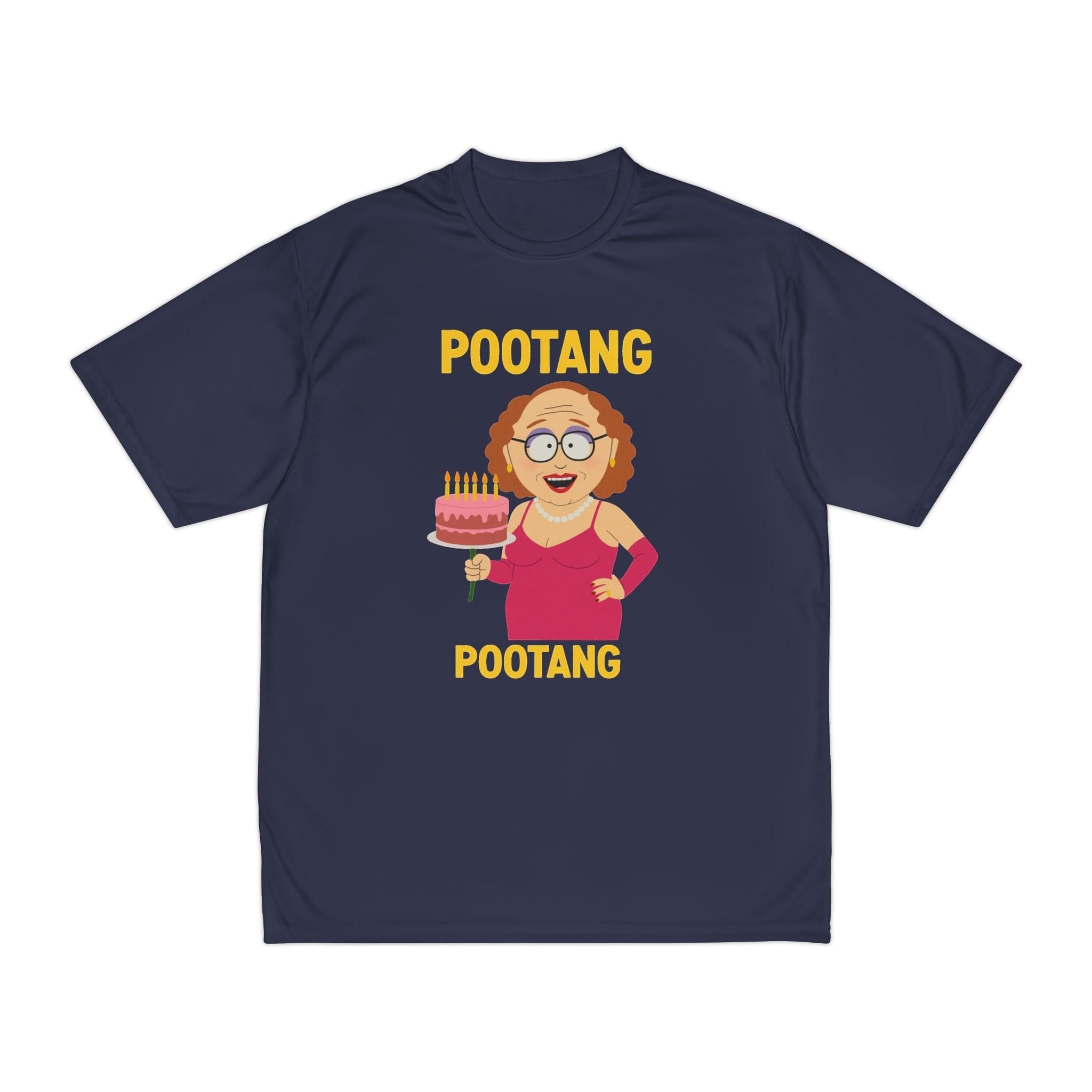 Printify T-Shirt Navy / S Copy of South Park Mr. Garrison Performance T-Shirt - Pootang Graphic Print Men's Activewear