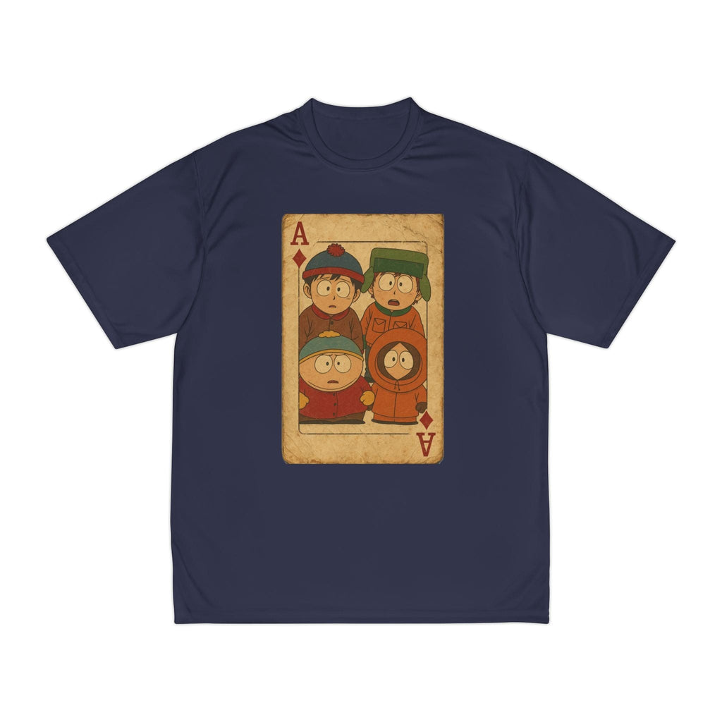 Printify T-Shirt Navy / S southpark  ace of hearts t shirt, Funny Sports T-Shirt, fans of southpark