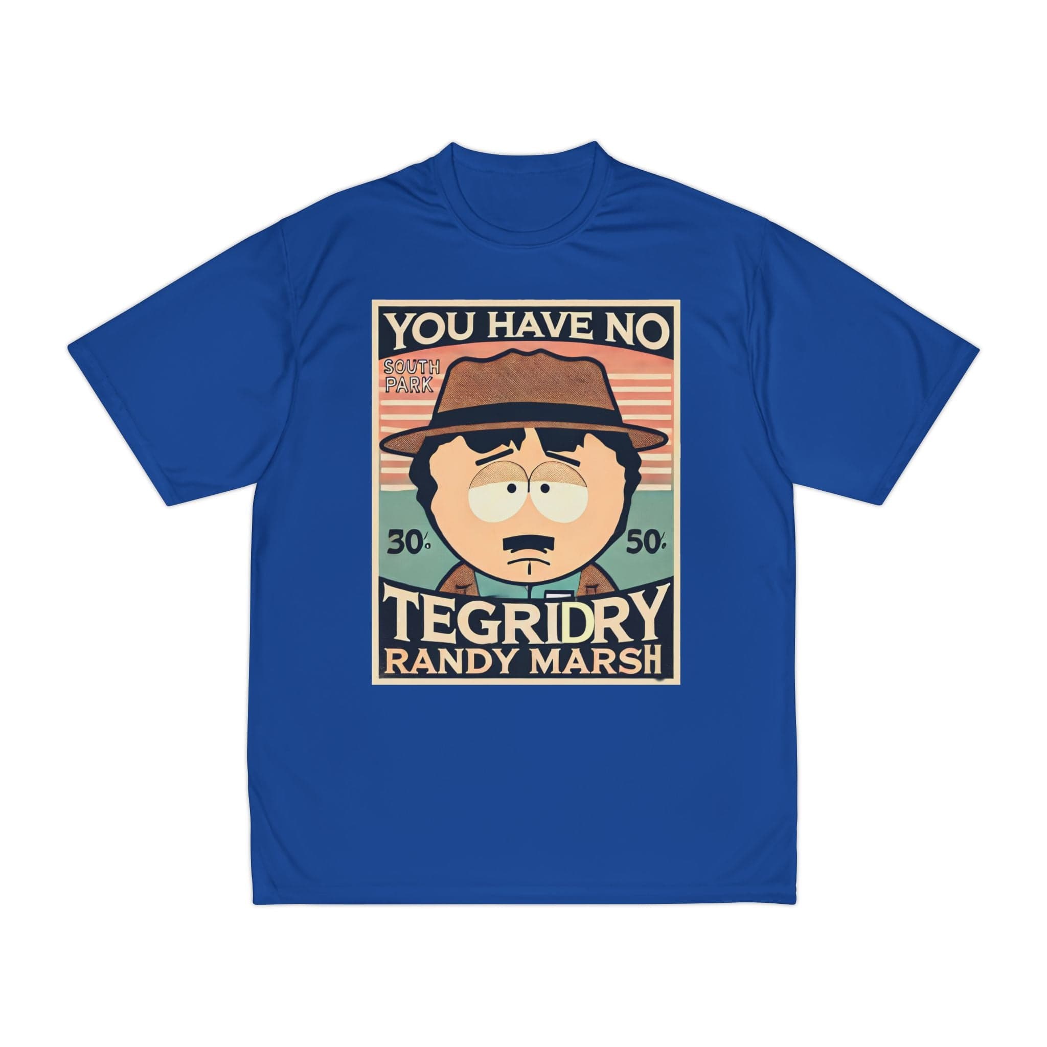 Printify T-Shirt Royal / S Randy Marsh Performance Tee - Funny Sports T-Shirt, southpark park randy marsh