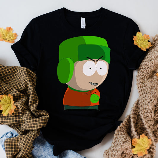 Printify T-Shirt southpark klyle  t shirt , fans of southpark shirt