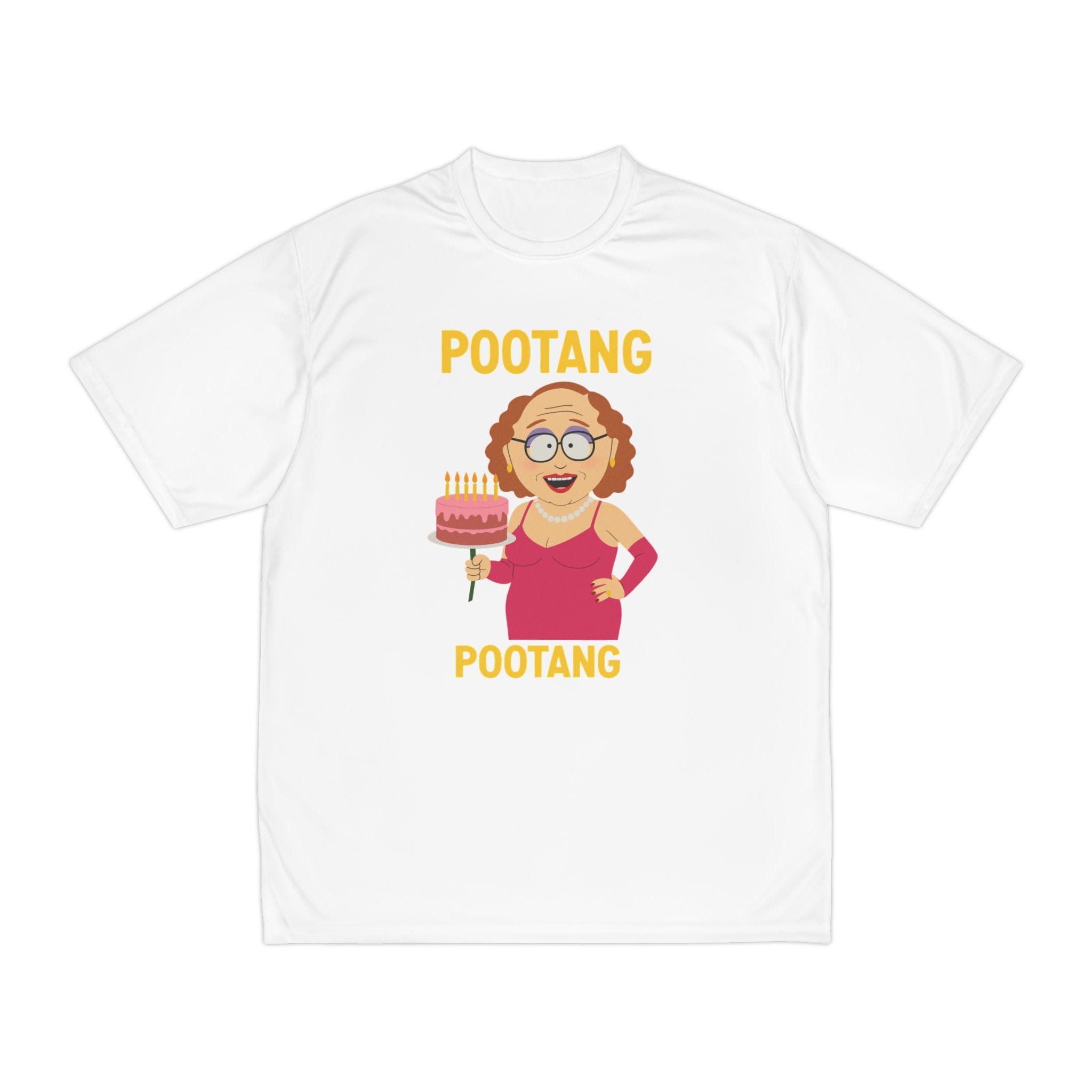 Printify T-Shirt White / S Copy of South Park Mr. Garrison Performance T-Shirt - Pootang Graphic Print Men's Activewear
