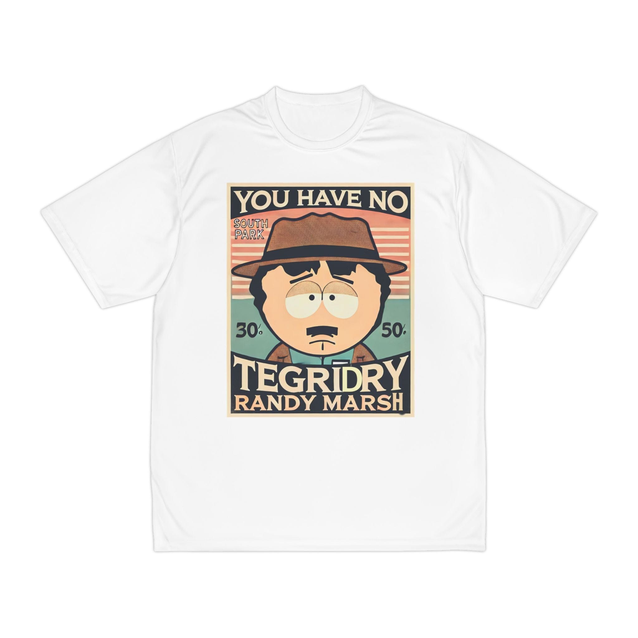 Printify T-Shirt White / S Randy Marsh Performance Tee - Funny Sports T-Shirt, southpark park randy marsh