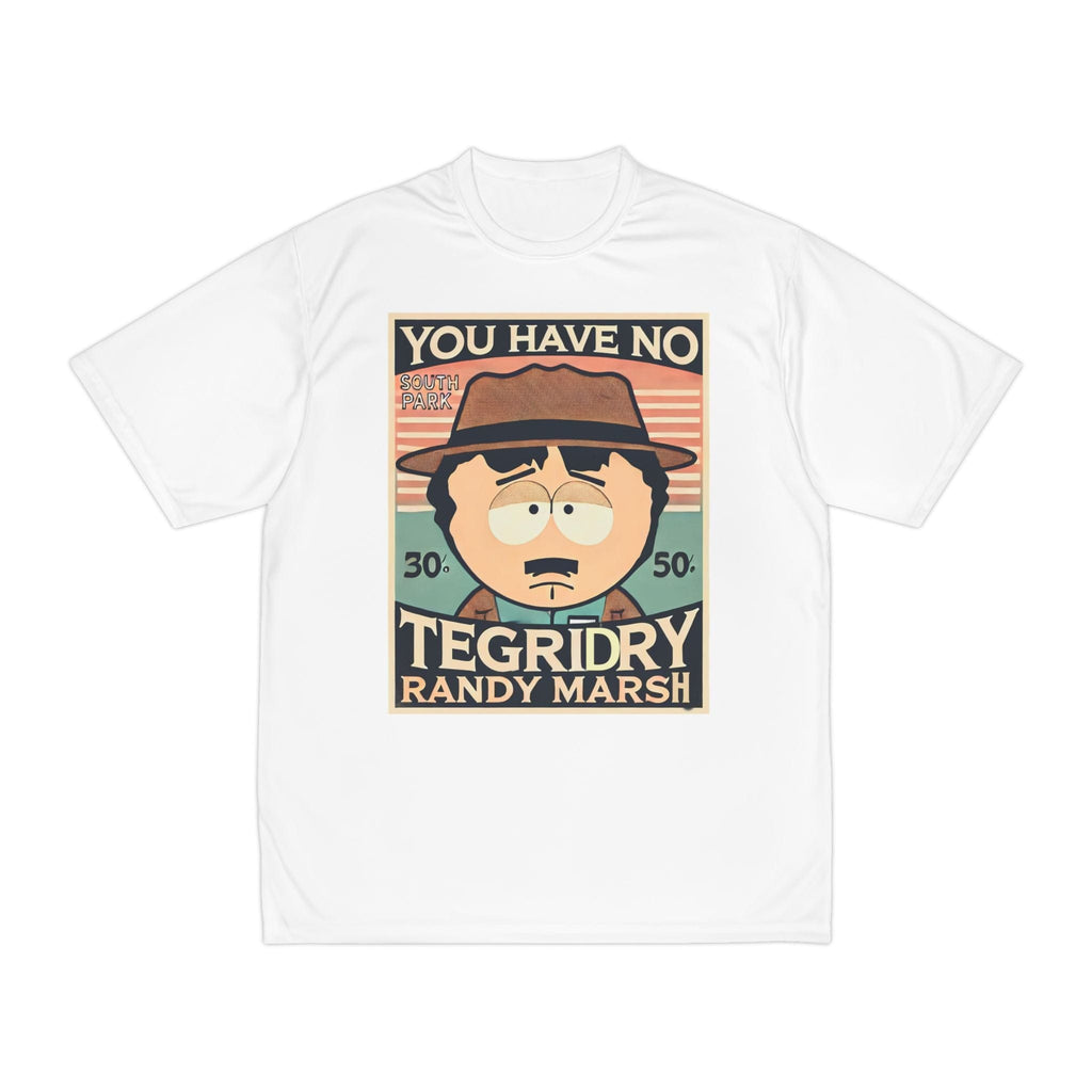 Printify T-Shirt White / S Randy Marsh Performance Tee - Funny Sports T-Shirt, southpark park randy marsh