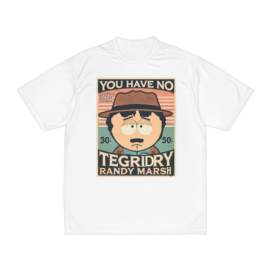 Printify T-Shirt White / S Randy Marsh Performance Tee - Funny Sports T-Shirt, southpark park randy marsh