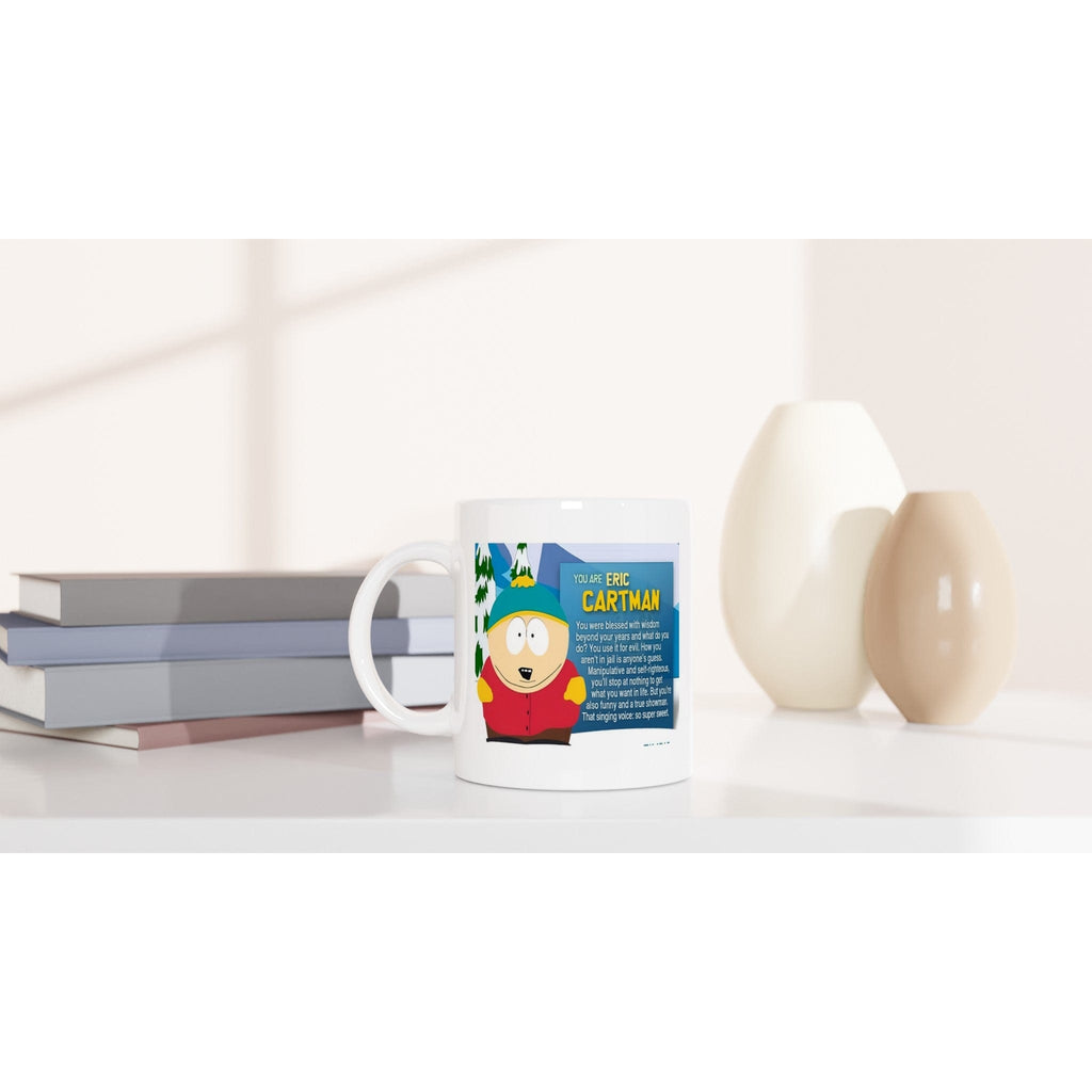 Williamsmugstore Print Material eric cartman  southpark  ,White 11oz Ceramic Mug