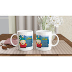 Williamsmugstore Print Material eric cartman  southpark  ,White 11oz Ceramic Mug